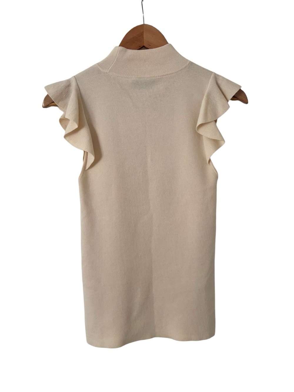 Alice + Olivia Knit Ruffle Sleeveless Top - Picture 4 of 5